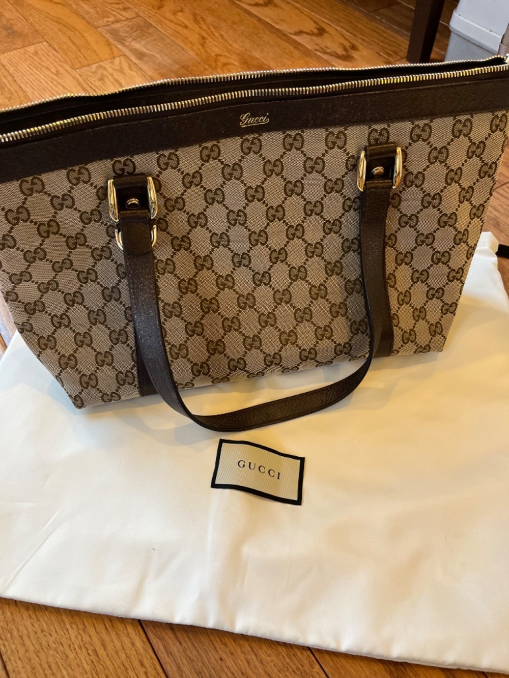 Gucci Canvas Tote